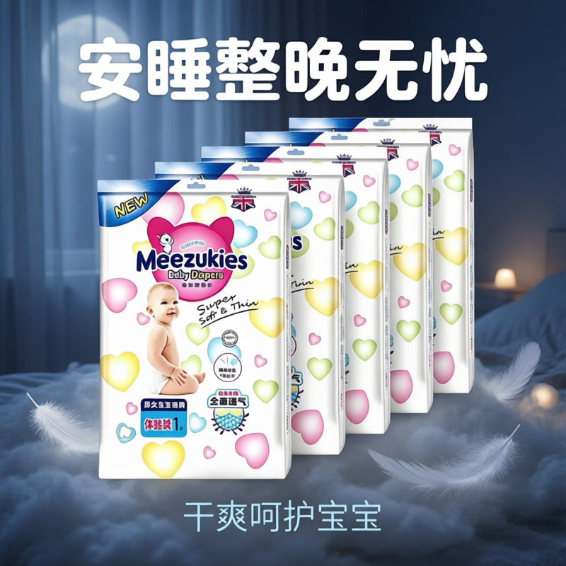 日系便携超薄透气婴儿拉拉裤试用