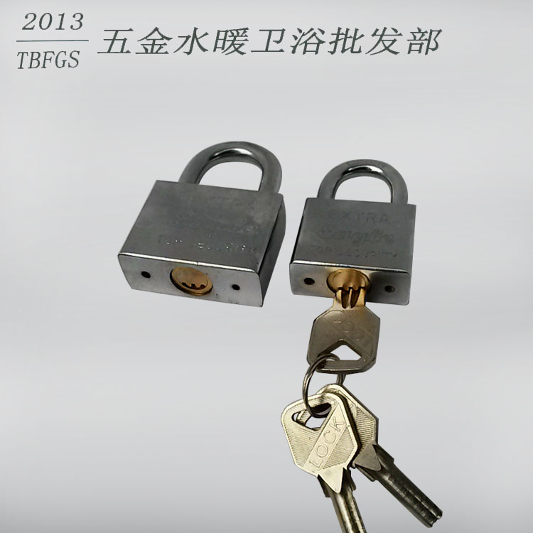 铜锁芯房门原子防水技术开启挂锁
