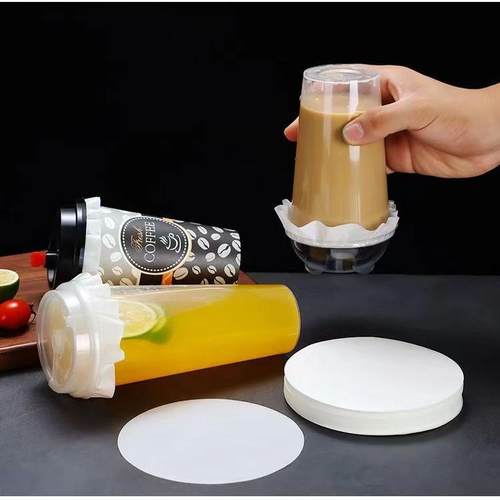 奶茶防漏纸一次性封盖纸