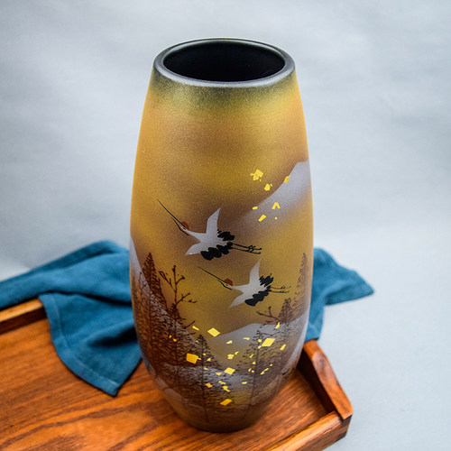 九谷烧日本客厅插花陶瓷装饰品
