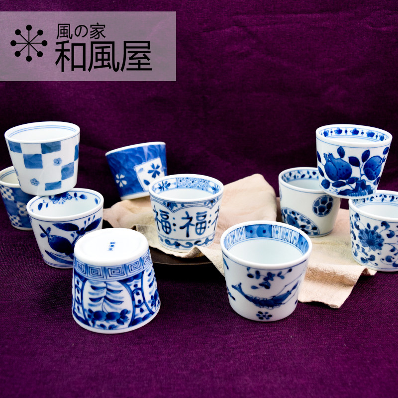日本茶杯原装进口美浓烧小茶杯单只杯子陶瓷单个复古专用个人茶具