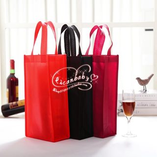 无防布红酒礼品袋葡萄酒礼盒袋婚礼喜事礼品袋橄榄油手提袋购物袋