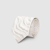 NOW」领带男士 新郎结婚西装 衬衫 「FOREVER 正装 商务7cm米白色男潮