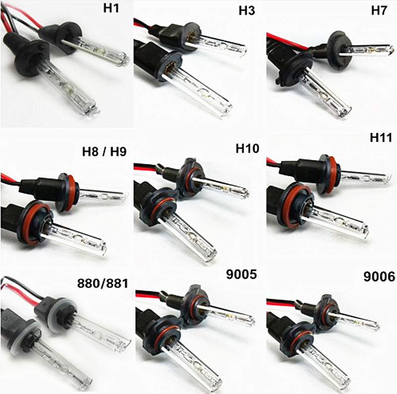 汽车前大灯超白光HID疝气灯远光灯近光灯H1H4H7H11改装氙气灯泡