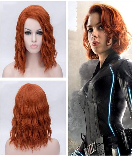 黑寡妇娜塔莎同款假发 亚光高温丝短卷发 复仇联盟 Cosplay 假发|ruв категории кондиционер для волос/парик, парик, весь парик - от Buy2taobao.com для оказания профессиональной услуги покупки агента Taobao