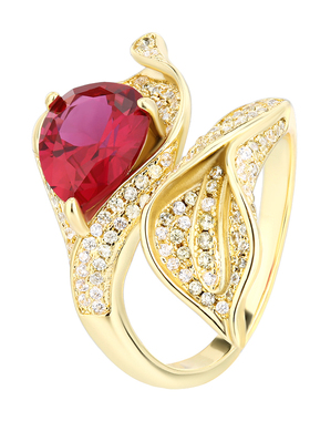 高含量高碳钻轻奢戒指