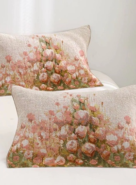 高奢汉麻枕巾一对装52*78雨露麻吸汗排湿四季通用高档成人枕巾