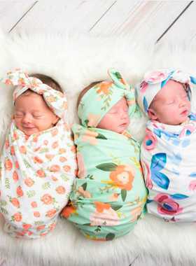 Newborn-Receiving-Blanket Swaddle Photography Wrap 0-3 M新生