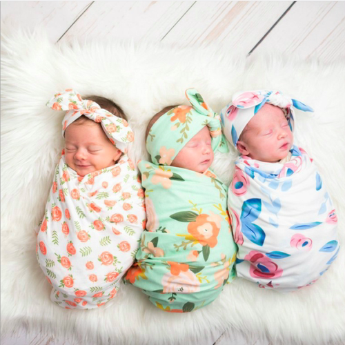 Newborn-Receiving-Blanket Swaddle Photography Wrap 0-3 M新生