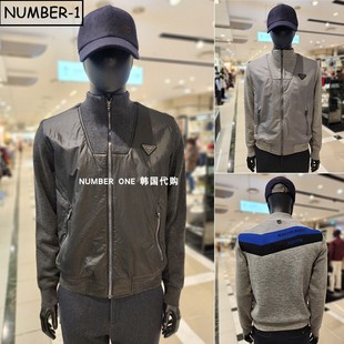 开衫 韩国代购 拉链口袋羊毛长袖 bunny高尔夫球服25年男冬季 master