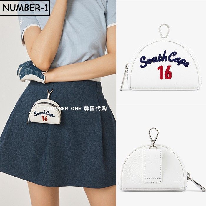 韩国代购southcape高尔夫球包25年女四季徽标挂扣拉链迷你小球盒,运动/瑜伽/健身/球迷用品,高尔夫球包,淘宝优惠券,粉丝福利购,淘宝优惠卷