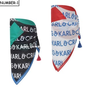 韩国代购 字母百搭头巾丝巾 CRAIG&KARL高尔夫配饰25年女款 时尚