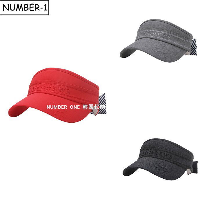 韩国代购st andrews高尔夫球帽26年女春徽标符号运动帽空顶帽球帽