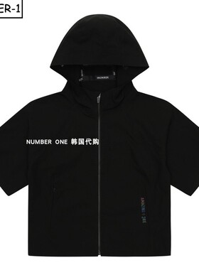 韩国代购amazingcre高尔夫球服26年女款春季纯色百搭连帽拉链外套