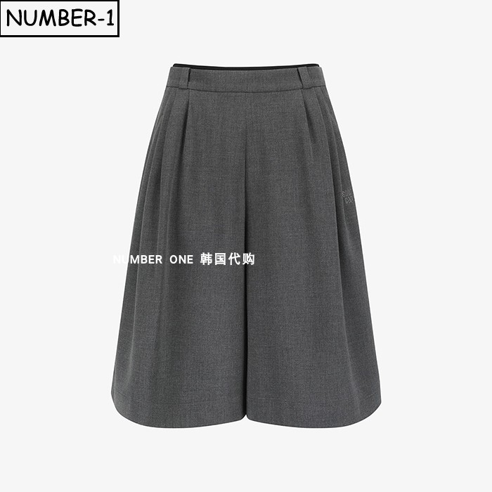 韩国代购southcape高尔夫球服26年女秋纯色徽标侧口袋后拉链裤子