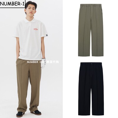 韩国代购JAMIE WEST高尔夫球服26年男款夏季时尚纯色运动直通长裤
