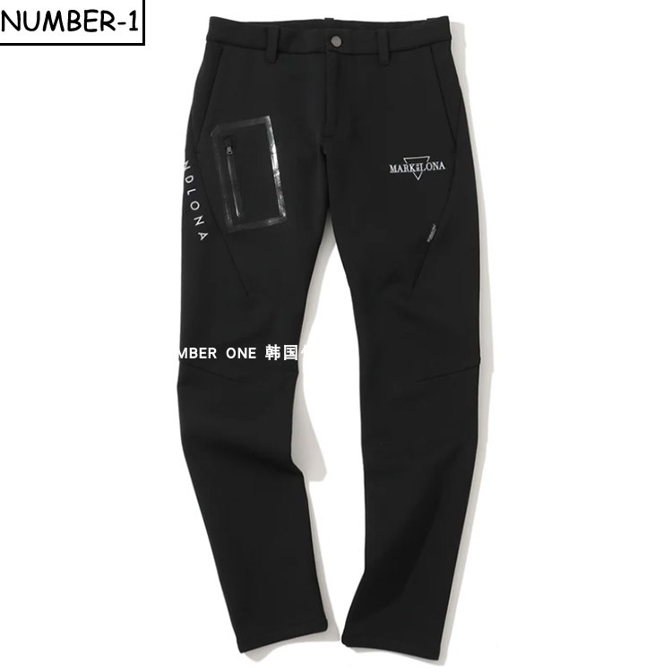 韩国代购MARK LONA高尔夫球服25年男款秋季纯色轻质透气运动长裤