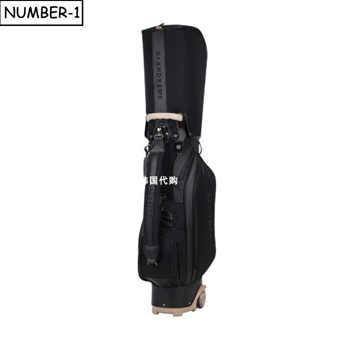 韩国代购st andrews高尔夫球包26年男女春徽标拉杆滑轮球童包球包