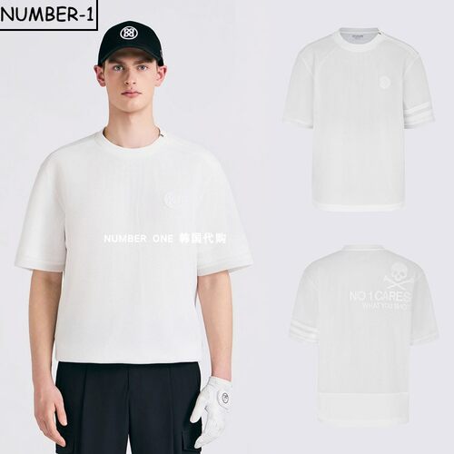 韩国代购GFORE高尔夫球服26年男款夏季纯色轻质柔软半袖上衣