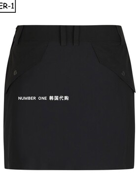 韩国代购amazingcre高尔夫球服26年女款夏季简约纯色舒适百搭短裙