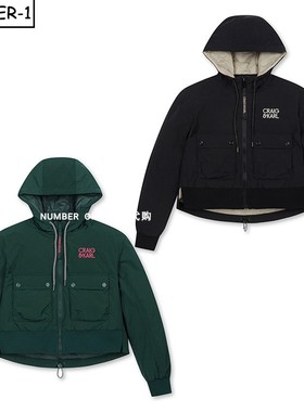 韩国代购CRAIG&KARL高尔夫球服25年女款冬季防风保暖连帽短款外套