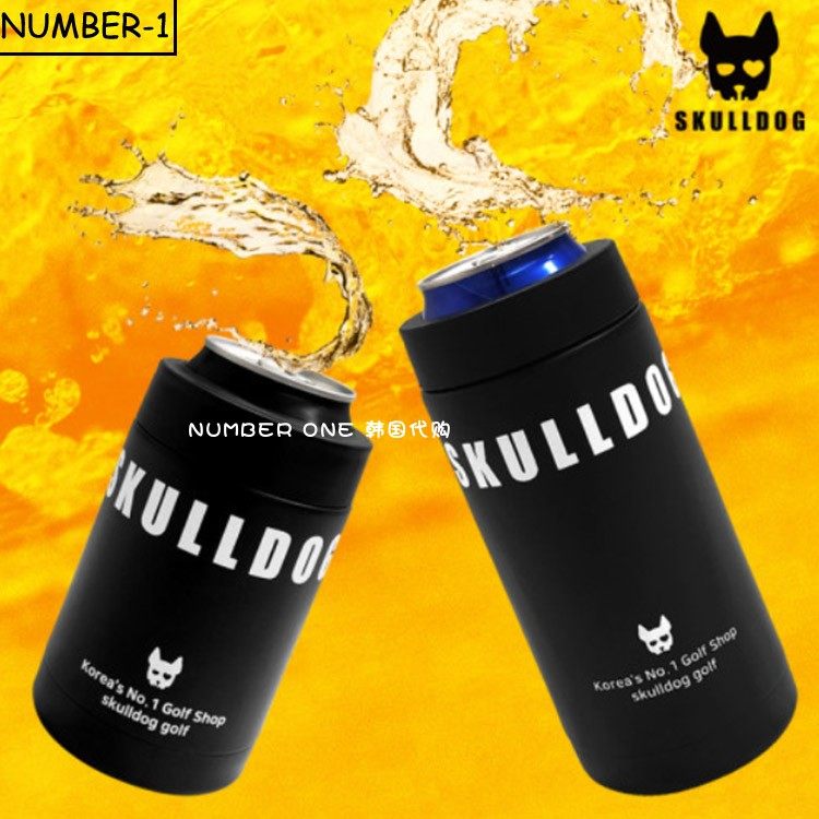 韩国代购SKULL DOG高尔夫用品24年户外运动啤酒饮料冷却器冷却瓶