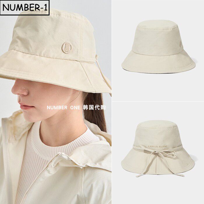 韩国代购高尔夫球帽26年女春纯色徽标系带百搭运动帽休闲帽贝雷帽