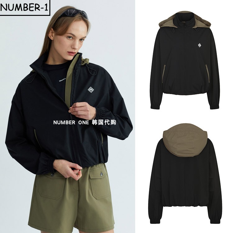 韩国代购MONDAY FLOW高尔夫球服26年女款春季轻质薄款连帽外套