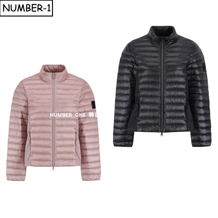 韩国代购st andrews高尔夫球服25年女冬季拉链口袋小高领羽绒外套