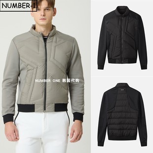 羽绒服上衣 徽标口袋小高领长袖 韩国代购 pxg高尔夫球服25年男冬季