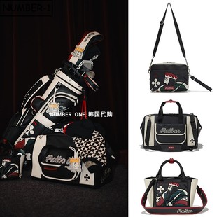 韩国代购 malbon高尔夫球包25年男女秋徽标图案手提包单肩包站立包