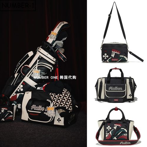 韩国代购malbon高尔夫球包25年男女秋徽标图案手提包单肩包站立包