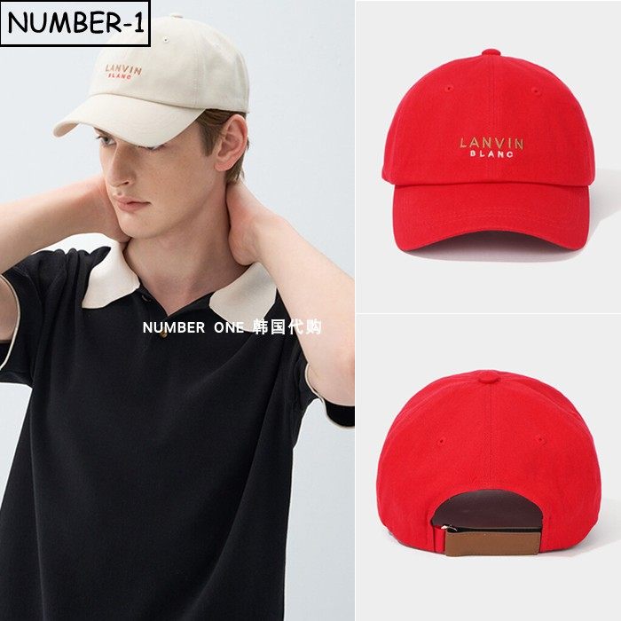 韩国代购高尔夫球帽26年男女春纯色徽标字母刺绣运动帽休闲帽球帽