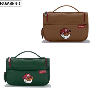 过季折扣韩国代购malbon高尔夫球包24年男女秋拉链便携手拿包拎包