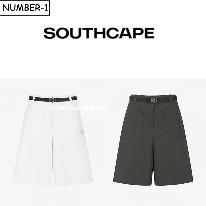 韩国代购southcape高尔夫球服26年女夏防紫外线凉感运动裤半身裤