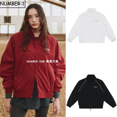 韩国代购pivvee高尔夫球服25年女款秋季时尚百搭双拉链夹克外套