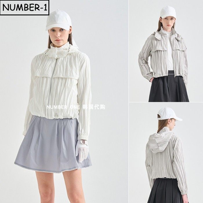 韩国代购高尔夫球服26年女春可拆卸兜帽防紫外线防水长袖上衣外套,运动服/休闲服装,高尔夫球服,淘宝优惠券,粉丝福利购,淘宝优惠卷