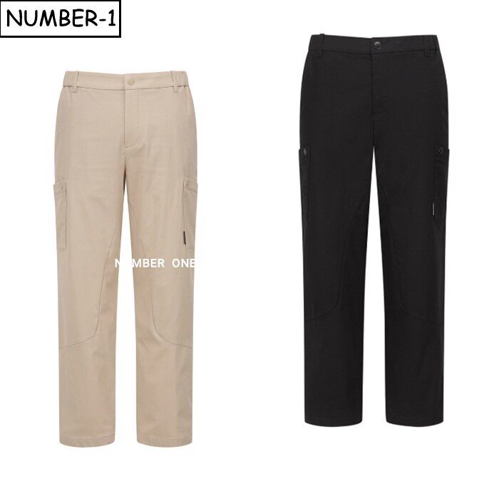 韩国代购pearly gates高尔夫球服26年男春季纯色徽标侧口袋慢跑裤