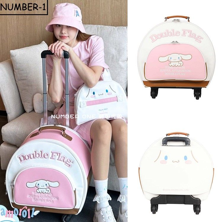 过季折扣韩国代购double flag高尔夫球包女款可爱小狗 小型旅行箱