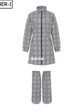 韩国代购st andrews高尔夫球服26年女夏可拆卸袖子含腿套拉链雨衣