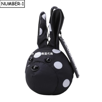 韩国代购pearly gates高尔夫球包25年女冬徽标挂扣拉链迷你小球盒