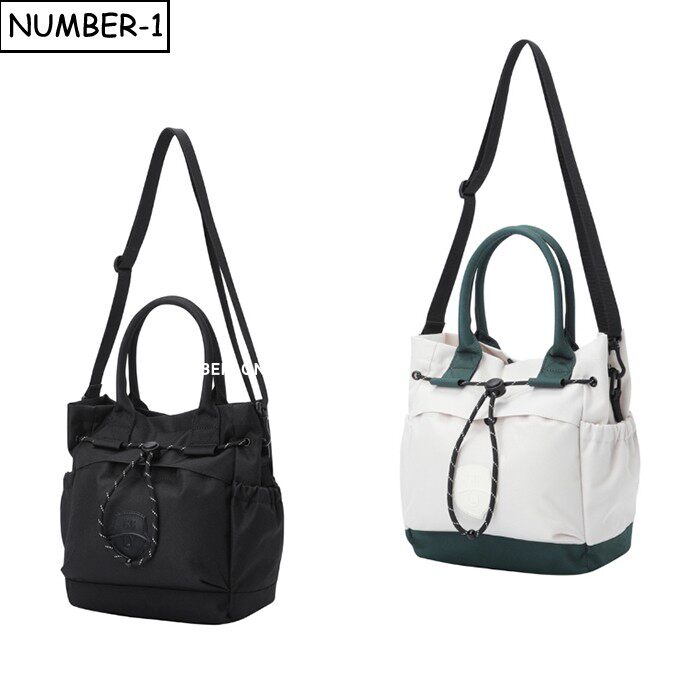 韩国代购golden bear高尔夫球包26年女春徽标图案手提拎包单肩包