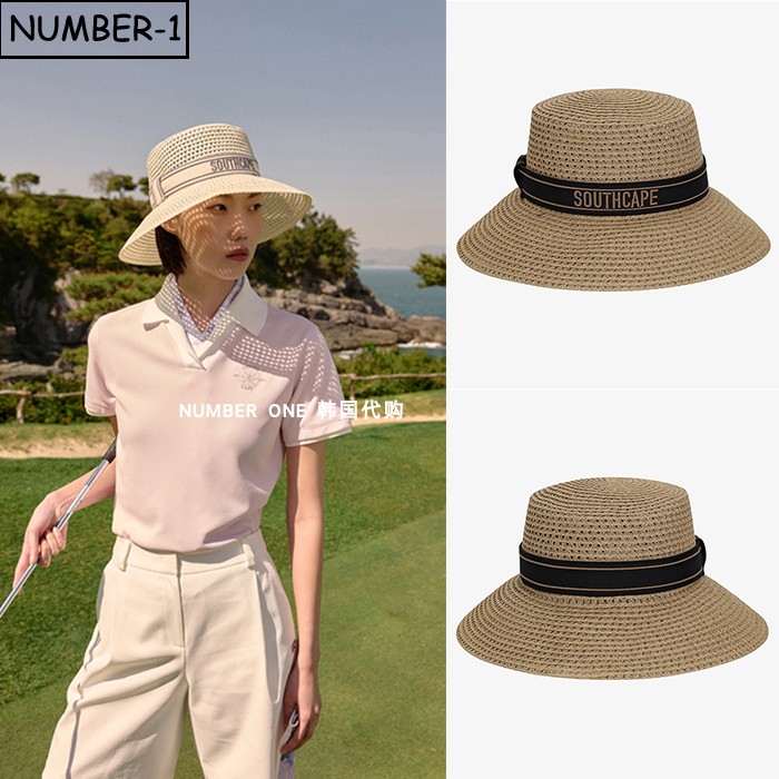 韩国代购southcape高尔夫球帽26年女夏徽标刺绣运动帽休闲帽球帽