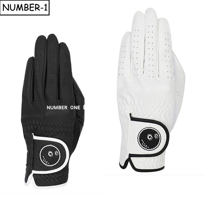 韩国代购malbon高尔夫手套25年男女秋纯色徽标图案左手套单手手套