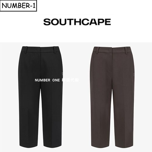 韩国代购southcape高尔夫球服26年女秋防紫外线清凉徽标口袋裤子