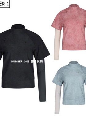 韩国代购amazingcre高尔夫球服26年女款春季柔软贴身吸汗运动长袖