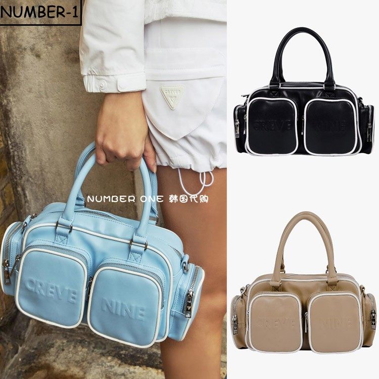 韩国代购CREVE NINE高尔夫球包24年男女款大容量多格休闲手拎包