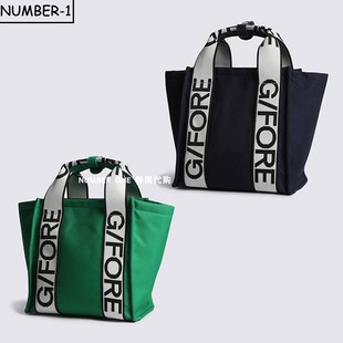 韩国代购GFORE高尔夫球包26年女款大容量手拎百搭简约字母手拎包