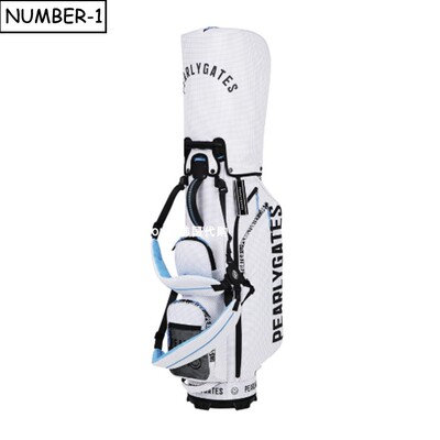 韩国代购pearly gates高尔夫球包26年男春季微笑徽标球童包单肩包