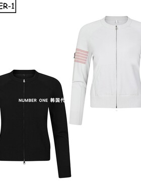 韩国代购amazingcre高尔夫球服26年女款春季柔软百搭运动拉链外套